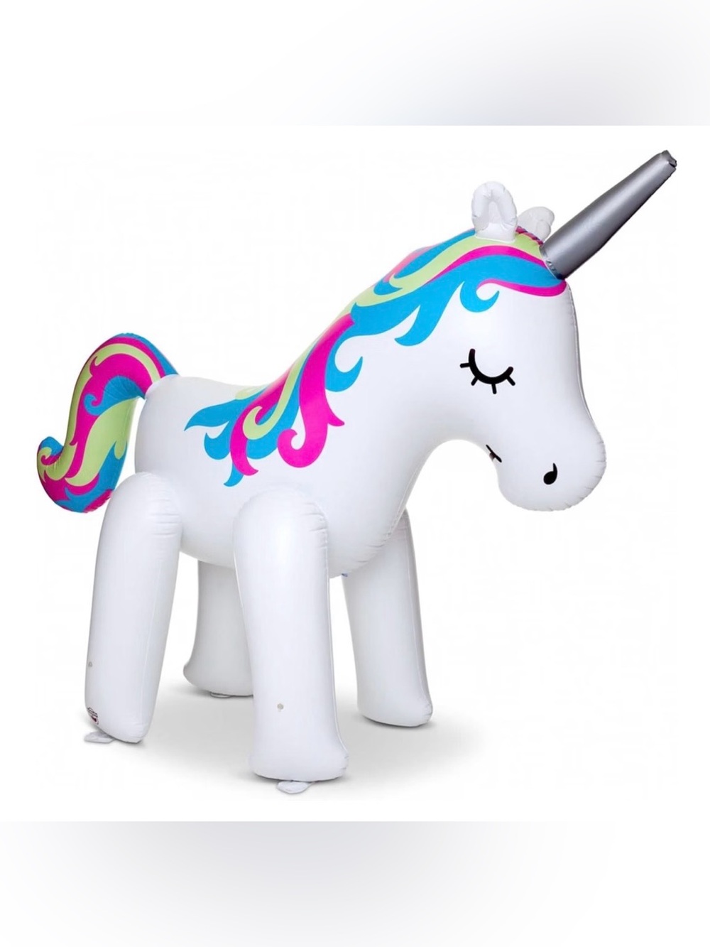 New BigMouth 6ft Ginormous Inflatable Unicorn Animal Yard Sprinkler Pool Toy🦄💦